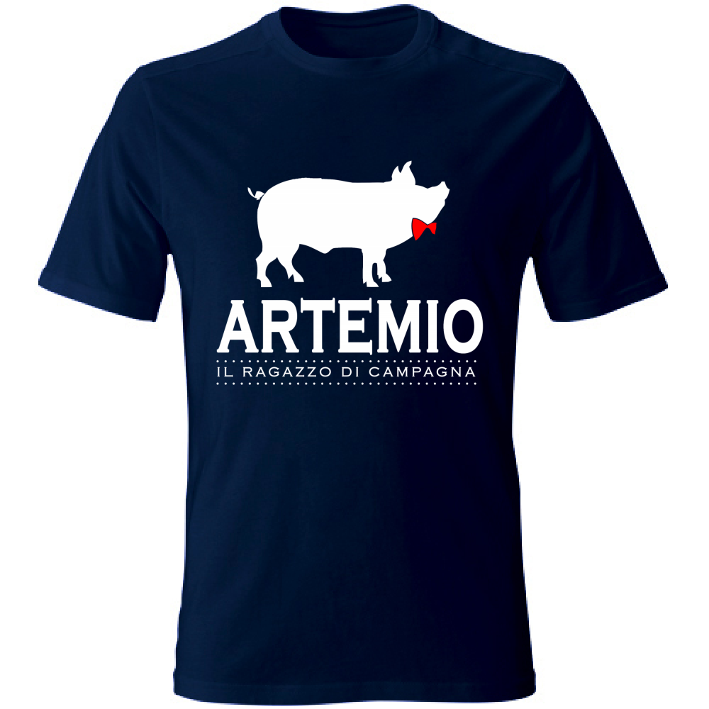 T-Shirt Unisex ARTEMIO LOGO BIANCO