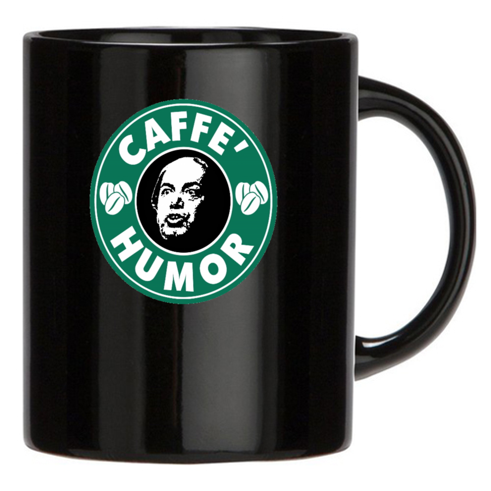 Tazza Nera CAFFE HUMOR