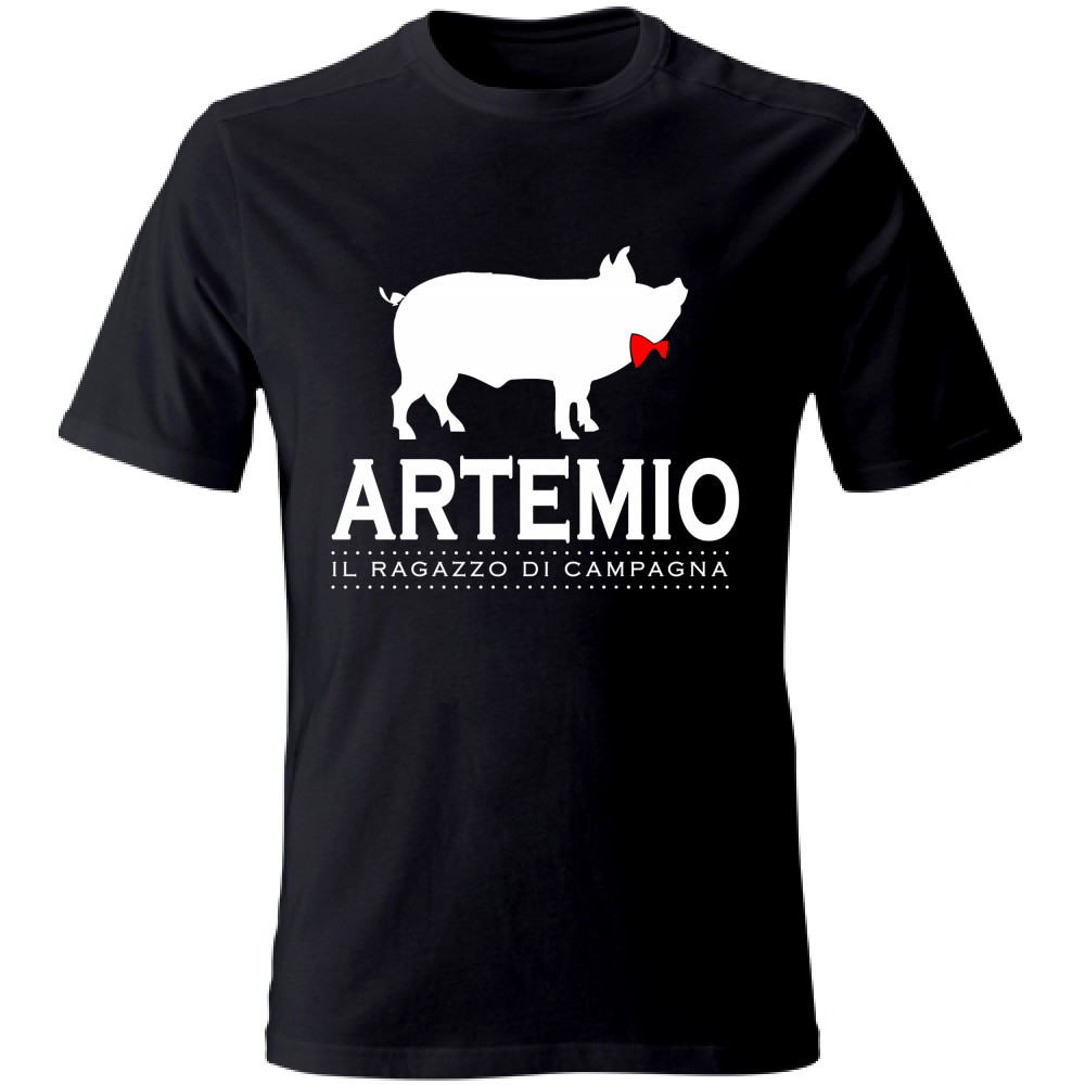 T-Shirt Unisex ARTEMIO LOGO BIANCO
