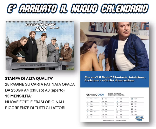 SUPERCAZZOLENDARIO 2026
